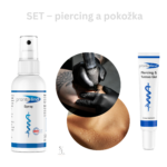 SET – piercing a pokožka